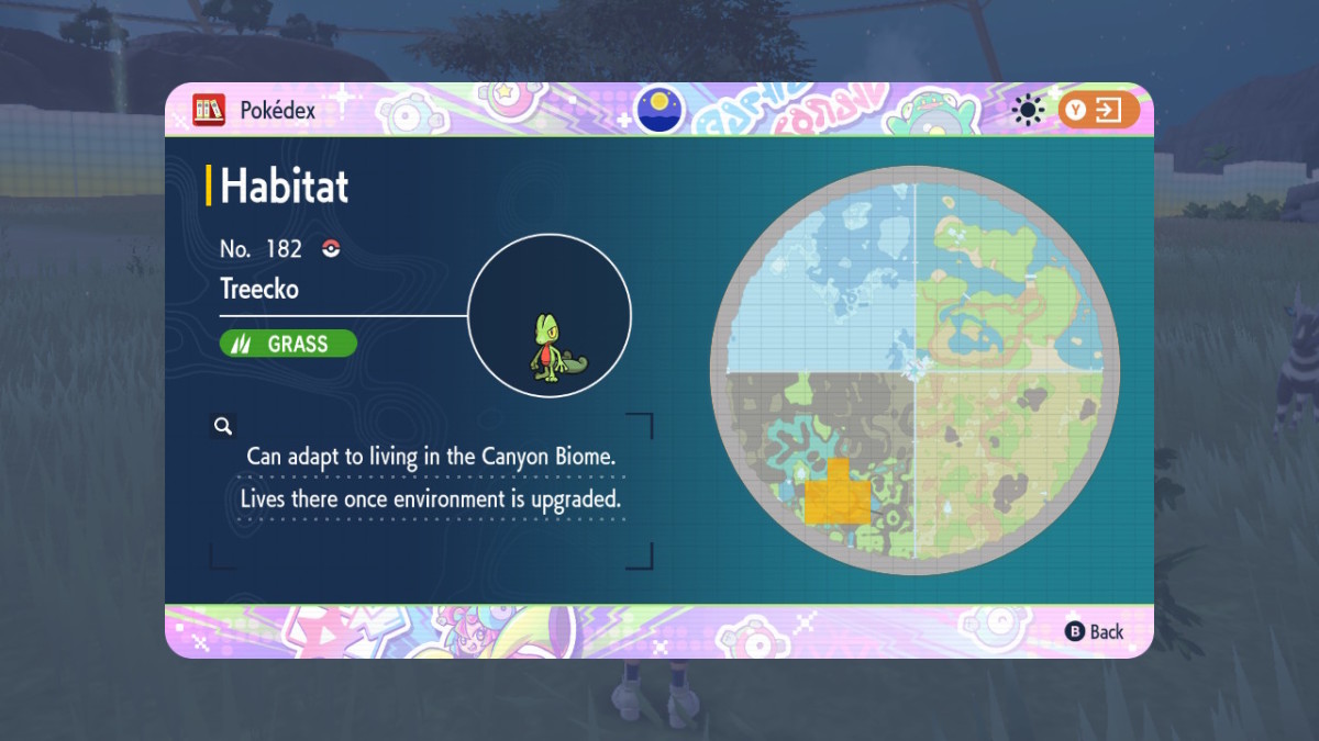 Pokemon SV DLC Treecko location